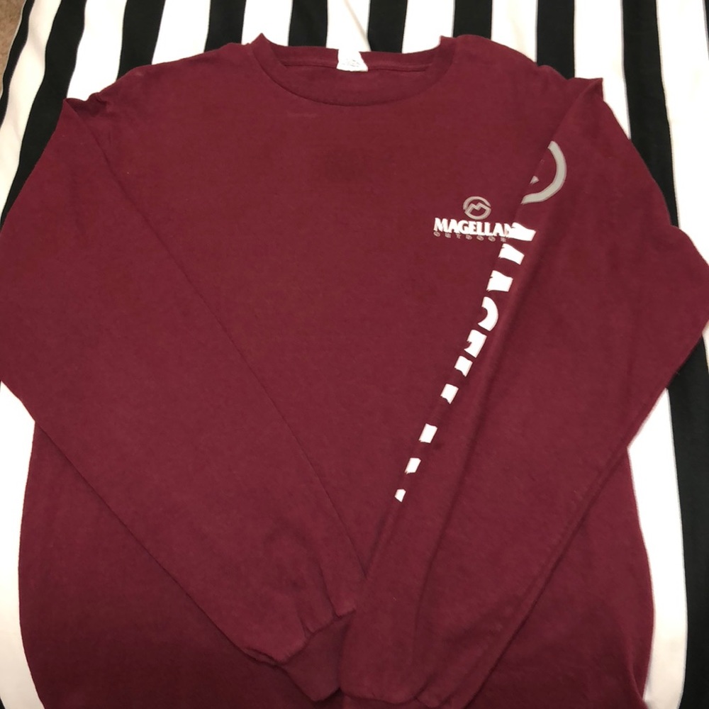 Magellan Maroon Long Sleeve T-shirt